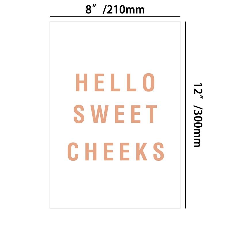 Ванная комната Смешные слова Печать Плакат Настенная картина Туалет Декор Без Рамки