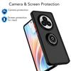 Armor Matte Case For Realme 14 Pro 5G Realme 14 Pro+ Plus Cover Ring Magnetic Stand Holder Shockproof Coque Fundas