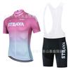 Men Women Cycling Jersey Set Short Sleeve Breathable Quick Dry Performance Bike Riding Apparel Summer