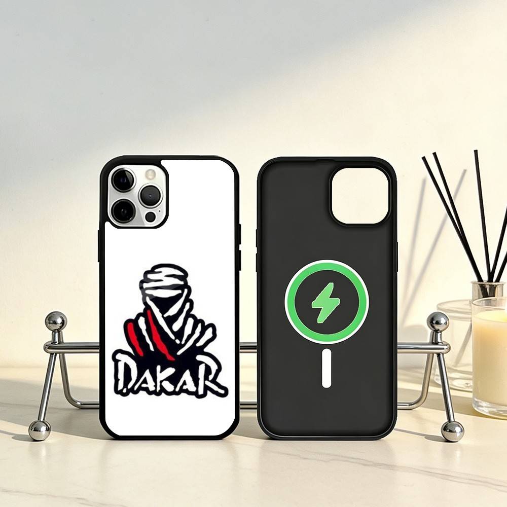 Rally D-Dakar Logo Phone Case For iPhone17,16,15,14,13,12,11 Plus,Pro Max Magnetic For Magsafe Wireless Charging