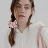 For Pearl Satin Scrunchie_Medium_Pink
