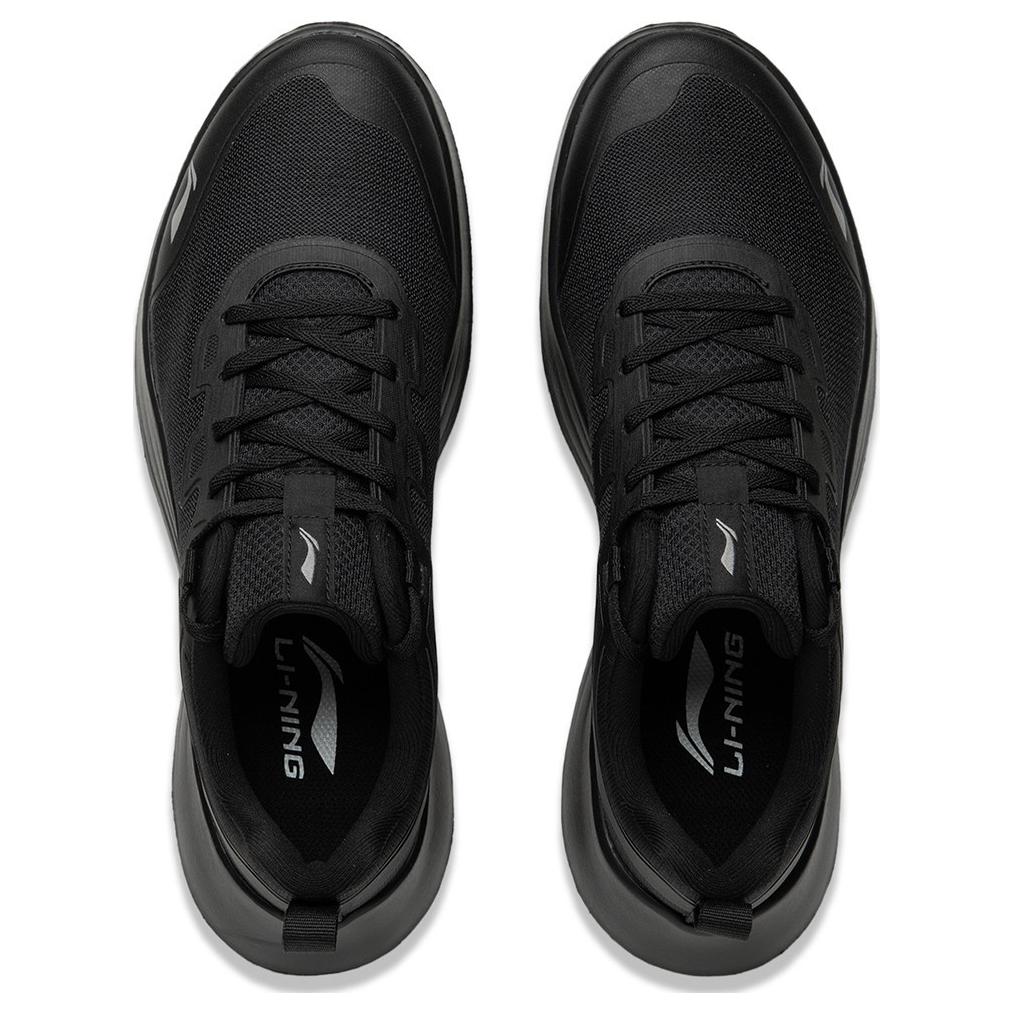 Li-Ning Легкие мягкие кроссовки Rebound Casual для бега, мужские кроссовки черного цвета ARSU069-4
