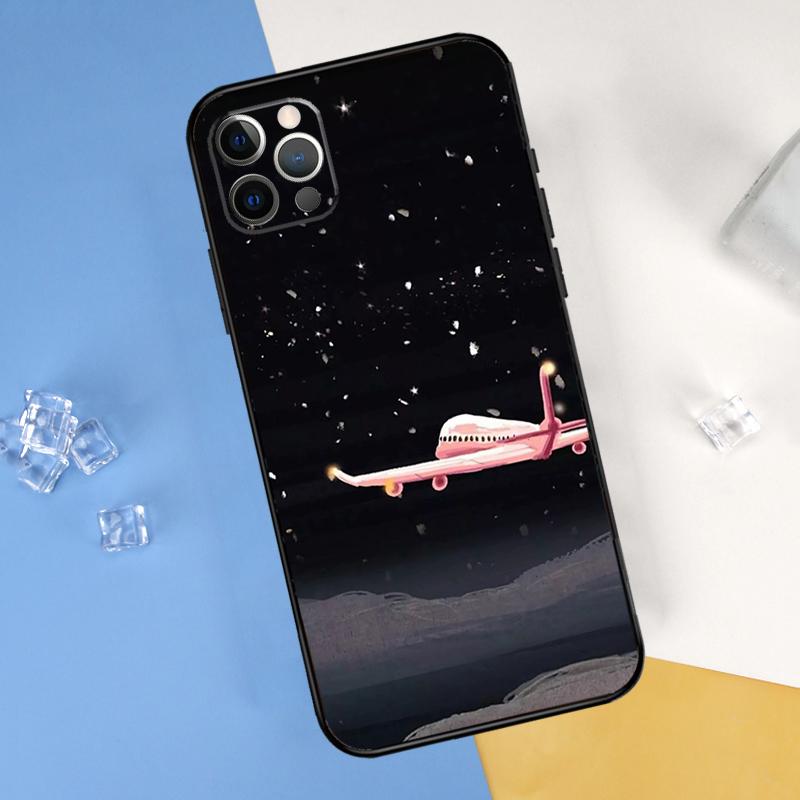 Чехол для телефона для путешествий на самолете для iPhone 16 Pro 15 Pro 11 13 14 Pro Max 12 Mini XR 16 15 Plus 16e Защитный корпус