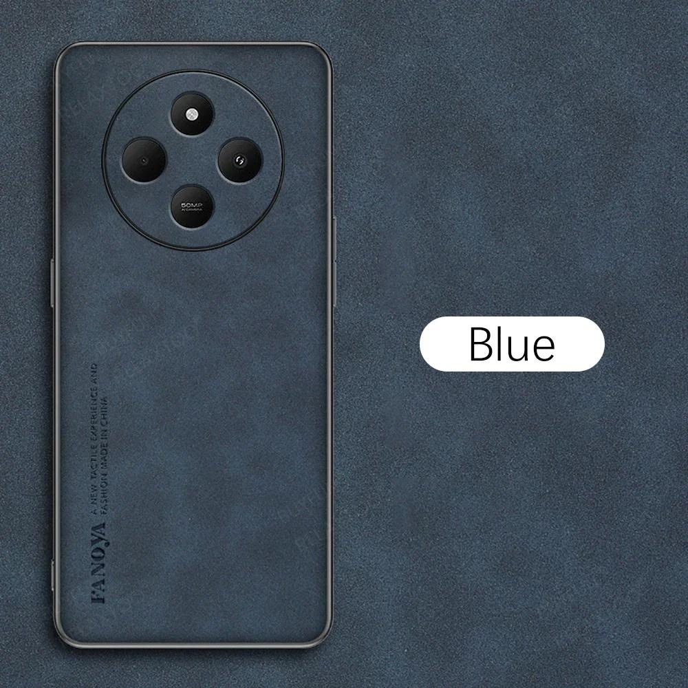 Redmi14 C 75 A 4 Роскошный чехол из овчины для Xiaomi Redmi 14c 4g 5g Poco C75 A4 Business Retro Back Cover Redmi14c Redmia4