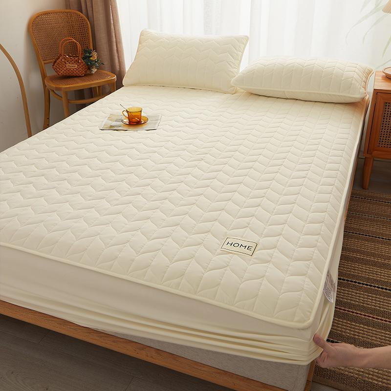 Покрывало цельное с хлопковой подкладкой, защитный чехол для матраса Simmons, утолщенный нескользящий наматрасник, пыленепроницаемое покрывало