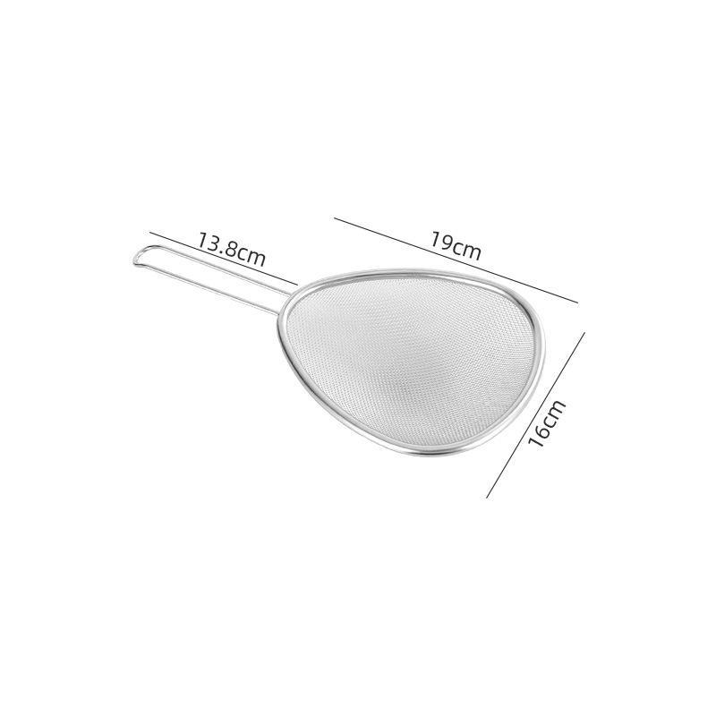 Stainless Steel Mesh Strainer Fine Mesh Durable Handle For Home Kitchen Noodle Frying Draining