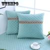 45*45cm Soft Plush Pillowcases Solid Color Geometric Pillow Covers Cushion Covers Sofa Car Decorative Pillow Cases Home