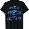 Concept Sports Гоночный Автомобиль Суперкар Парень Подросток Футуристический Графический Футболка