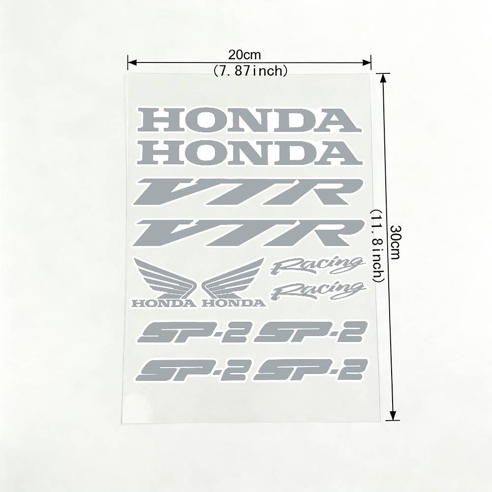 For HONDA VPR SP2 18 Colors Reflective Motorcycle Stickers Waterproof Vinyl Decals For Motorbike Helmet Fuel Tank Bike