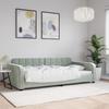 VidaXL Daybed Light Grey 100x200 Cm Velvet 354065