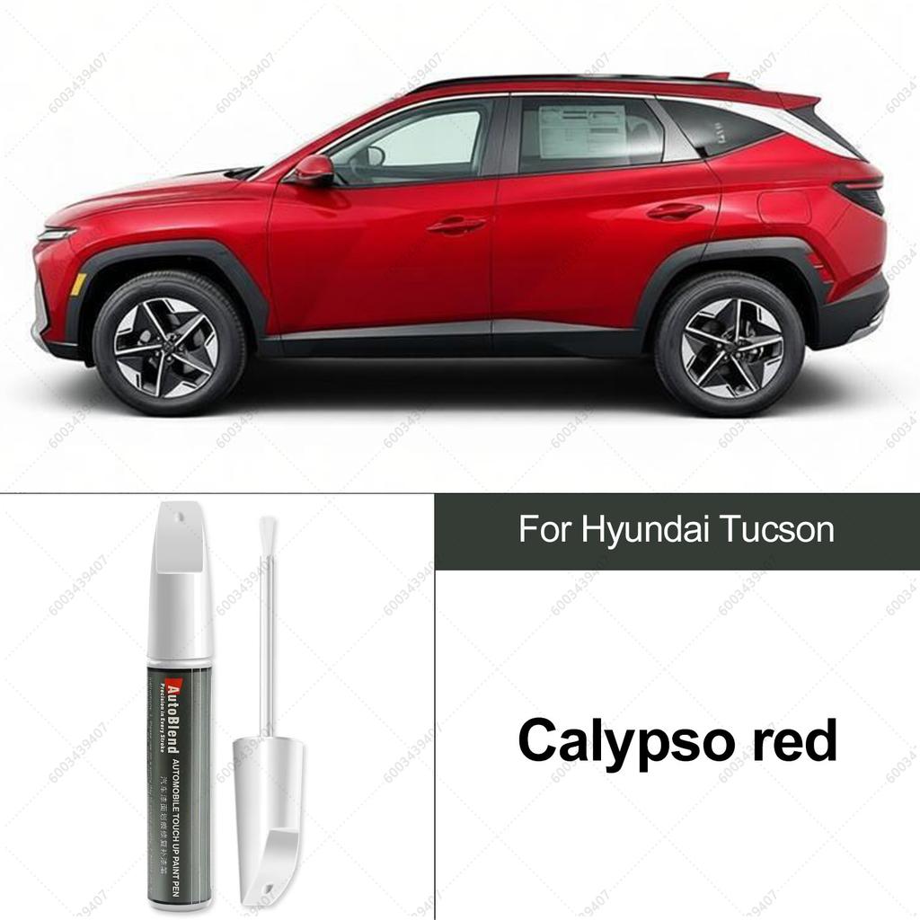 Для Hyundai Tucson Автомобильный карандаш для удаления царапин Заводской Процесс Подбор цвета Идеальное совпадение цвета с краской автомобиля Фантомный черный Подкрашивающий карандаш2