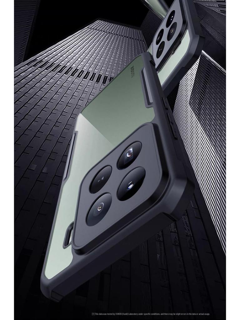 Xundi Silicone Anti-Fall Full Coverage Transparent Case for Xiaomi 15T/15T Pro