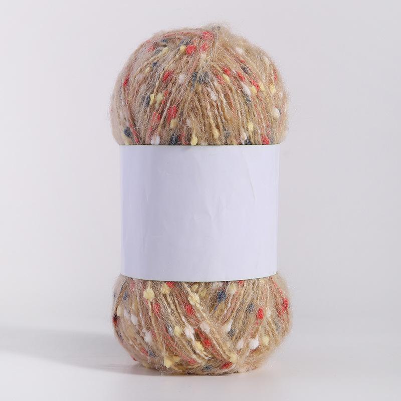 Цветная мохеровая флисовая пряжа ручной работы для шарфов, шапок, сумок, одежды и кукол