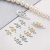 10pcs Alloy Snake Nail Charms, Snake Nail Art Accessories Nail Art Supplies For Women And Girls Nail Jewelry