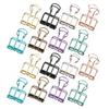 Hollow Dovetail Clip MultiColor Long Tail Binder Clips Paperclip Office Decorative Tool