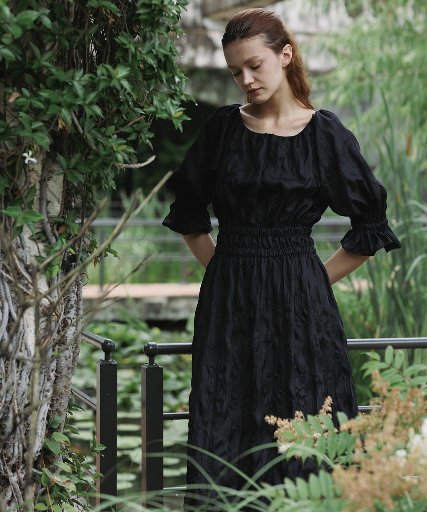 TINABLOSSOM Lee Black Dress