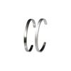 TAVARAT TVRT Bangle Men's Bracelet Unisex Accessory Brass Made in Japan Tps-136 Silver Satin Silver