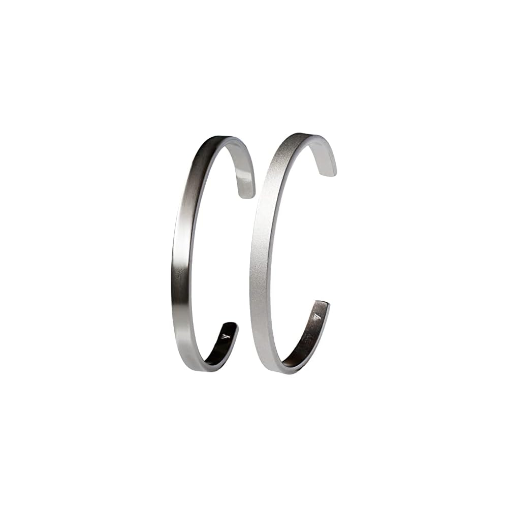 TAVARAT TVRT Bangle Men's Bracelet Unisex Accessory Brass Made in Japan Tps-136 Silver Satin Silver