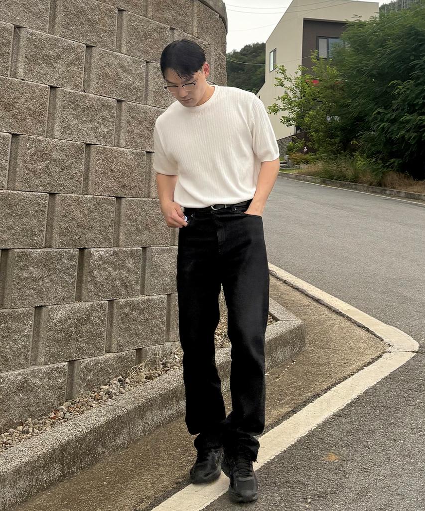 POLYGRAM Ribbed Round Short Sleeve Knit - 3 Colors
