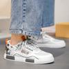 Мужская белая спортивная обувь, повседневная обувь, уличные кроссовки для бега, обувь для студентов, зимняя обувь больших размеров, высокие кеды
