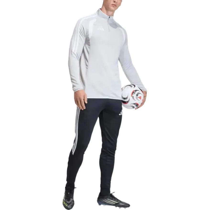 Adidas Sweatshirts Men's Gray Stand Collar Moderate (Unisex) Sweatshirts 22599728 | Lite Gray