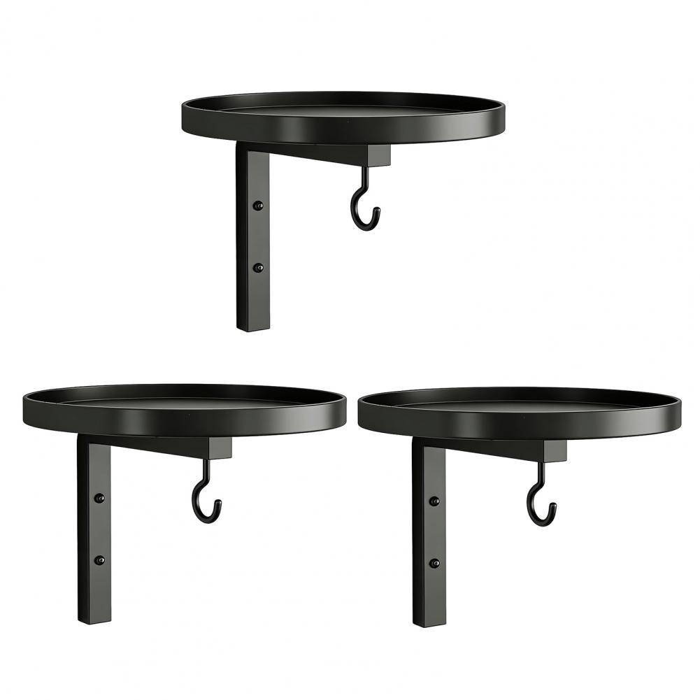 Outdoor Bird Bath Tray Bird Bath Wall Mounted Wall Mounted Bird Bath Tray with Feeder Hook Outdoor Metal for Garden Fence Patio