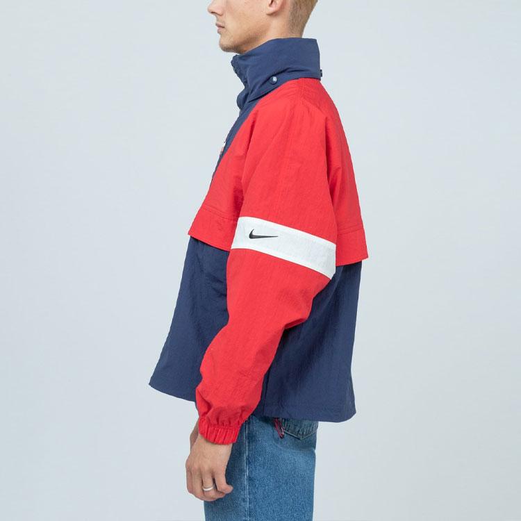 Nike NikeLab NRG Swoosh USA Dream Team Полосатая куртка Красная мужская уличная одежда CD6374-657