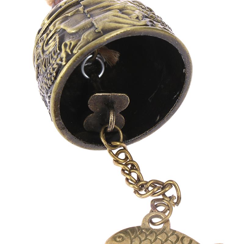Dragon/Fish Feng Shui Bell Blessing Good Luck Fortune Hanging Wind Chime