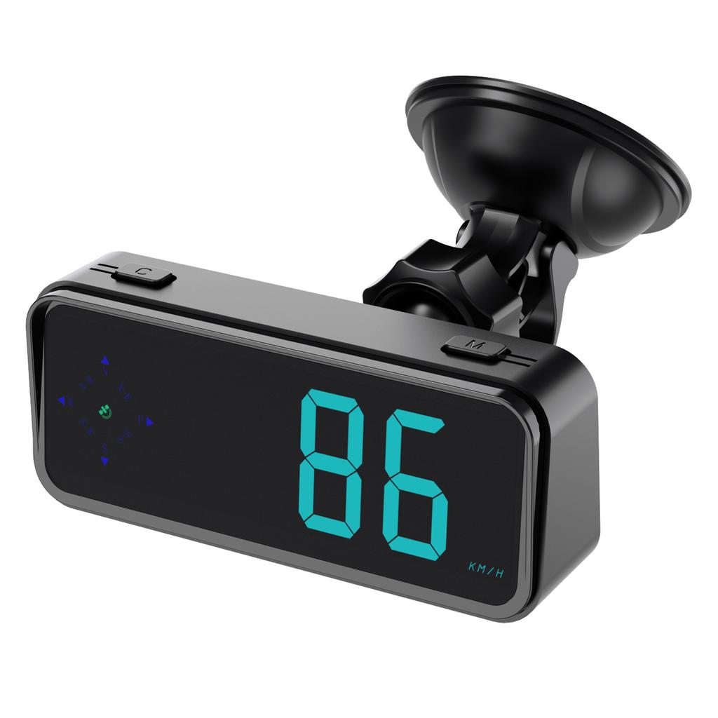 Автомобильный проекционный дисплей GPS цифровой спидометр км/ч миль/ч переключаемый с цветным светодиодным дисплеем, цифровой