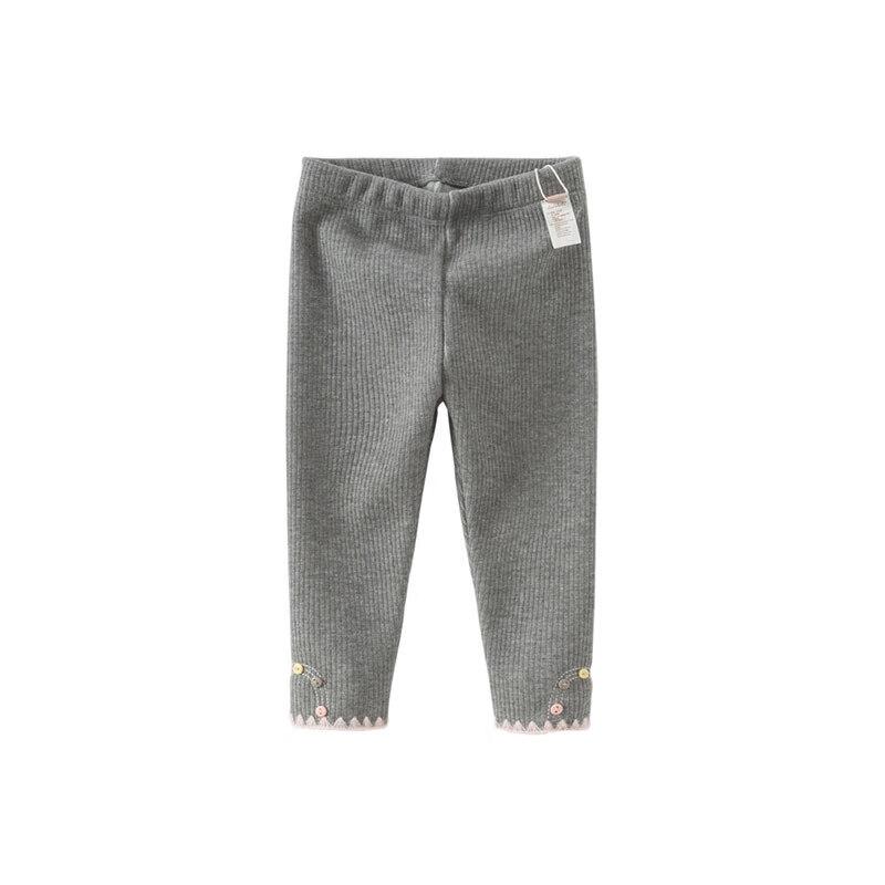 DAVE&BELLA Girls' Fleece Lined Leggings