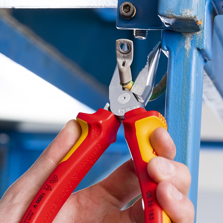 KNIPEX 1000V Изолированные длинногубцы 185 мм Общая длина, 0826-185