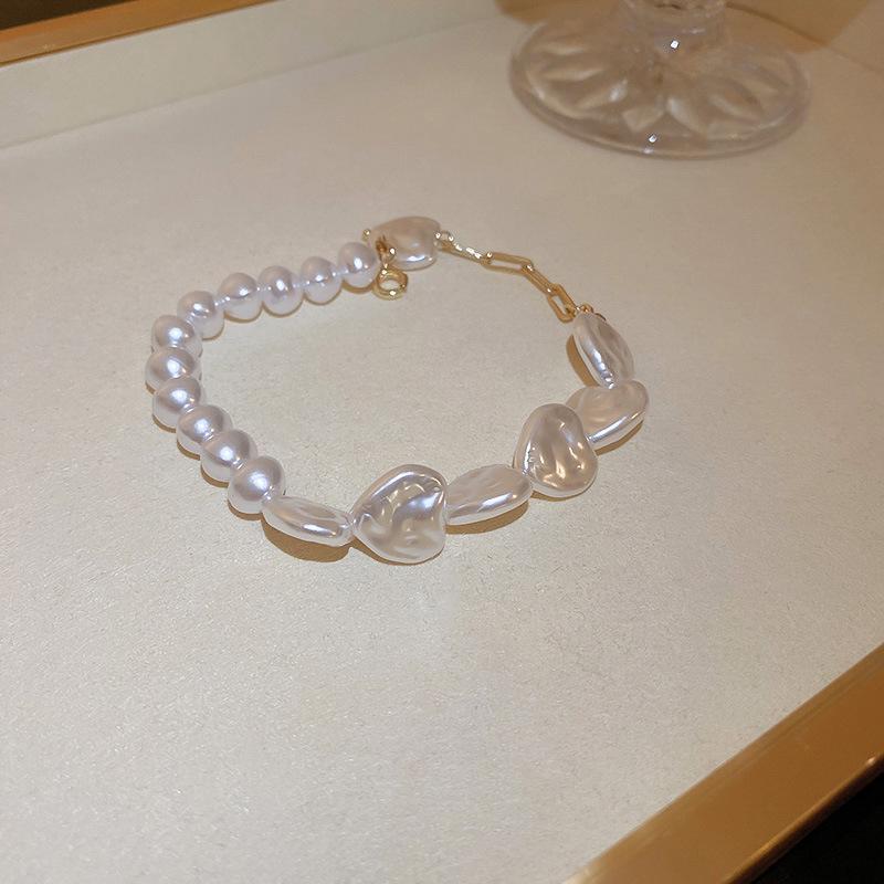 Ретро Геометрический Браслет из Пресноводного Жемчуга - Модные Ювелирные Изделия Продвинутого Дизайна для Женщин