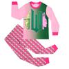 Children's Fashion Suit Skirt Round Neck Long Sleeve Top Pants