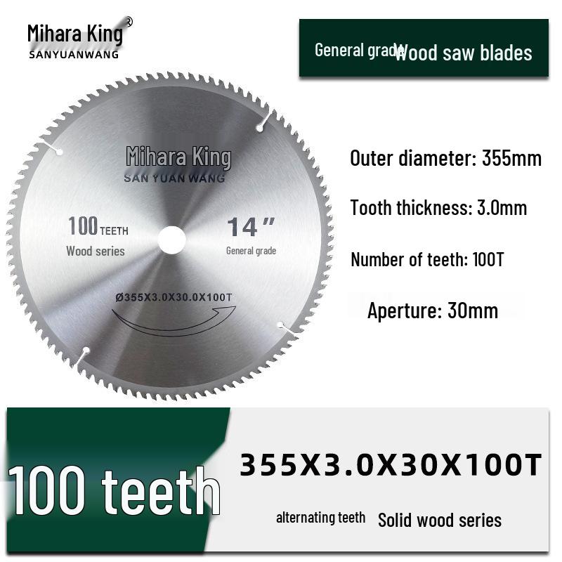 Деревообрабатывающий угловой шлифовальный пильный диск - Сплавной отрезной диск для дерева, Размеры 4/5/7/9 дюймов