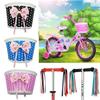 Holders Bike Front Carrier Scooter Handlebar Basket Hanging Retro Tassels Children Bicycle Storage
