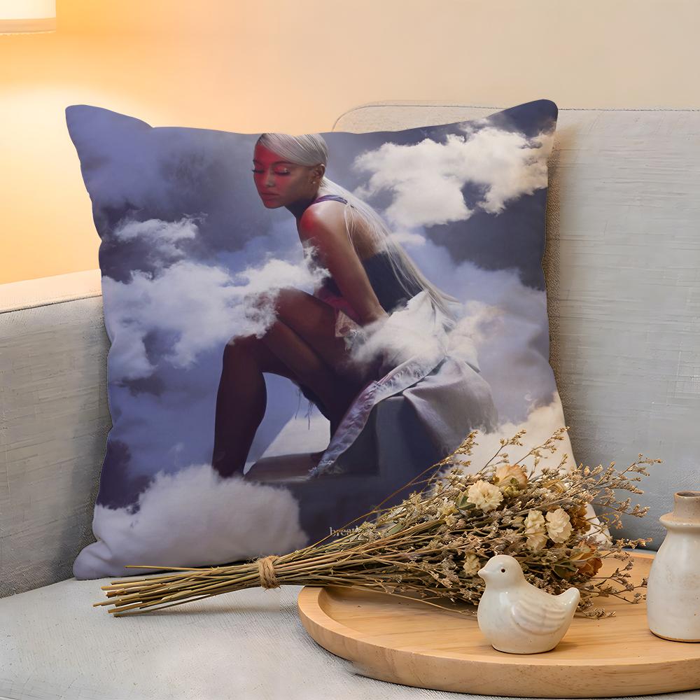 Cushion Cover Linen SkinFriendly Soft Decorative Case for Sofa Home Decor Singer AAriana Grande Pillow cover