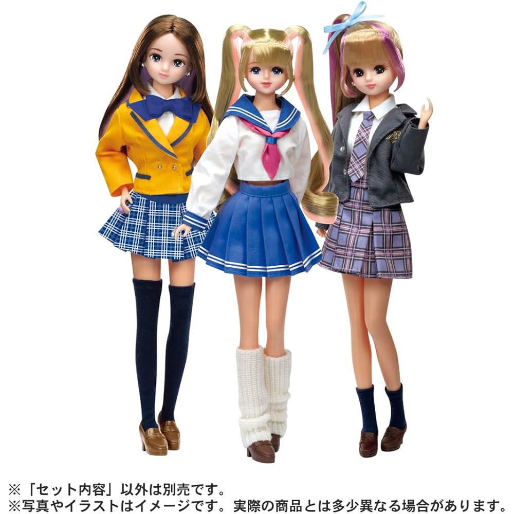 Takara Tomy Licca Doll with Dress-Up Accessories for Role Play Toys Ages 3 and Up