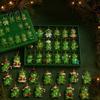 Mini Animal Statues 2026 Christmas Frog Advent Calendar, 24 Day Countdown Box with Winter Festive Decor Faux Crystal Ornaments, Tree Hanging