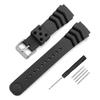 Seiko Watch Replacement Band, Mounting Width 18mm 20mm 22mm 24mm, Waterproof Rubber Strap for Diving, Rubber Strap DAL0BP SKA293J2 SKA291J1 (22mm)