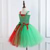Kids Christmas Elf Costume Accessories for Girl 2-12 Christmas Birthday Photography Includes Dress and Christmas Hat