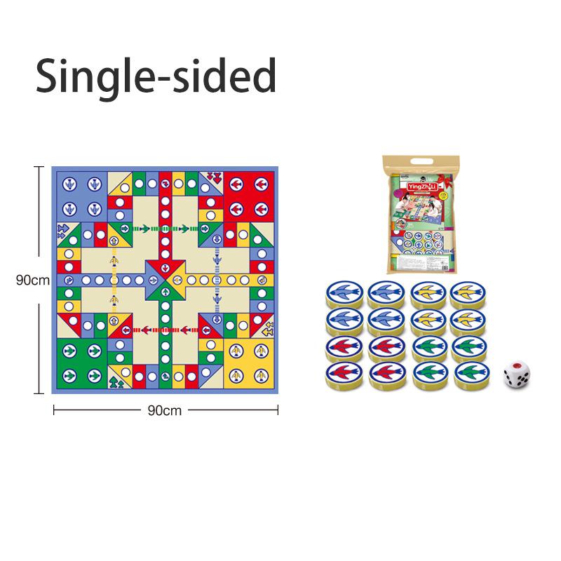 Новый дизайн детский ковер Ludo настольная игра коврик для детей портативный дорожный детский игрушечный шахматы семейные и вечерние игры