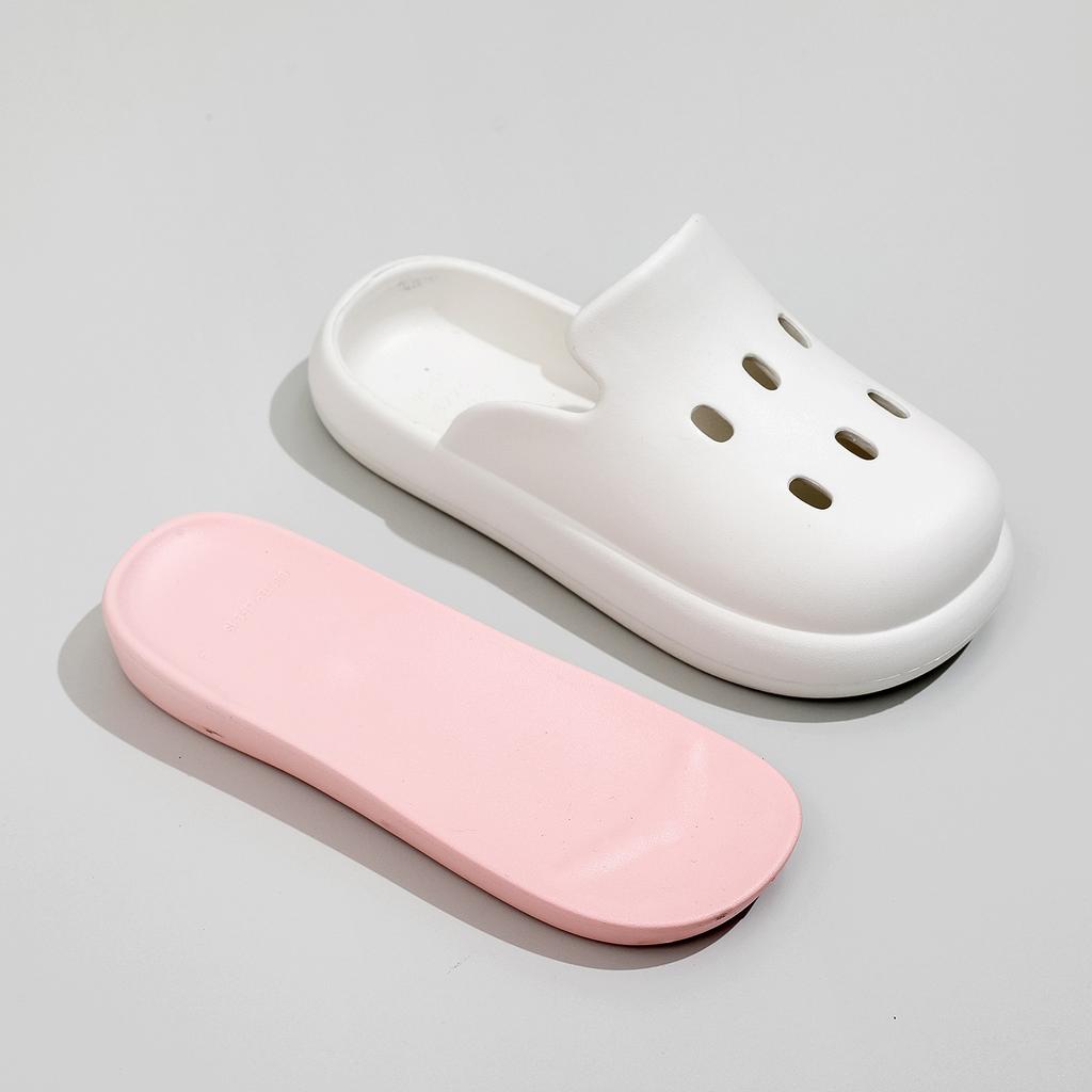 Летние женские тапочки на толстой подошве из материала EVA, устойчивые к запаху, противоскользящие, износостойкие, удобные и повседневные тапочки на мягкой подошве