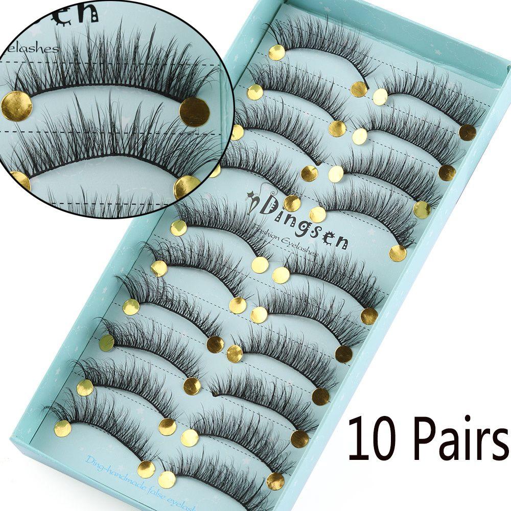 Eye Makeup Wispy Natural Long Fluffy Extension Tools False Eyelashes 3D Faux Soft Mink Hair