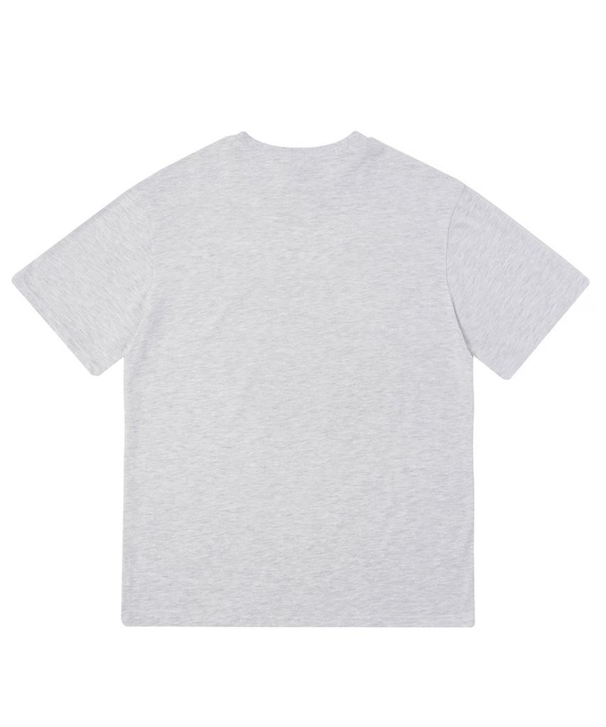 MATCHGLOBE Green Mountain Oversized Tee (Light Grey)