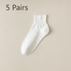5 пар женских коротких носков для весны и лета, тонкие, антибактериальные, свободные послеродовые носки, дофаминовый наряд, летние полувысокие повседневные
