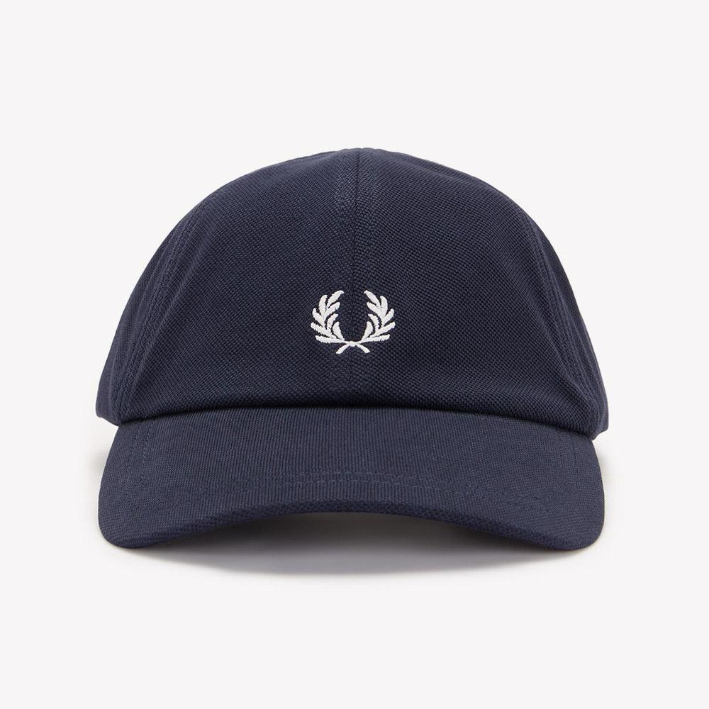 Fred Perry Классическая кепка из пике - Темно-синий/Белый Cfpu2612295-267