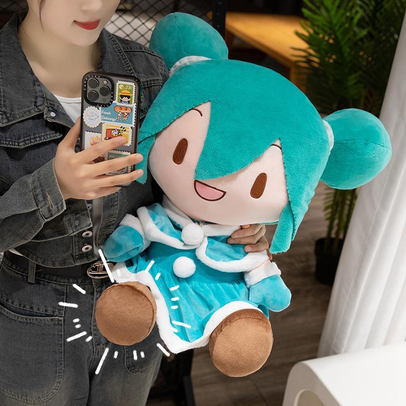 Anime Miku Fufu Plush Toys Preciality Collection SEGA Hatsune Miku Spring Onion stuffed dolls Toys Kids Birthday Gifts