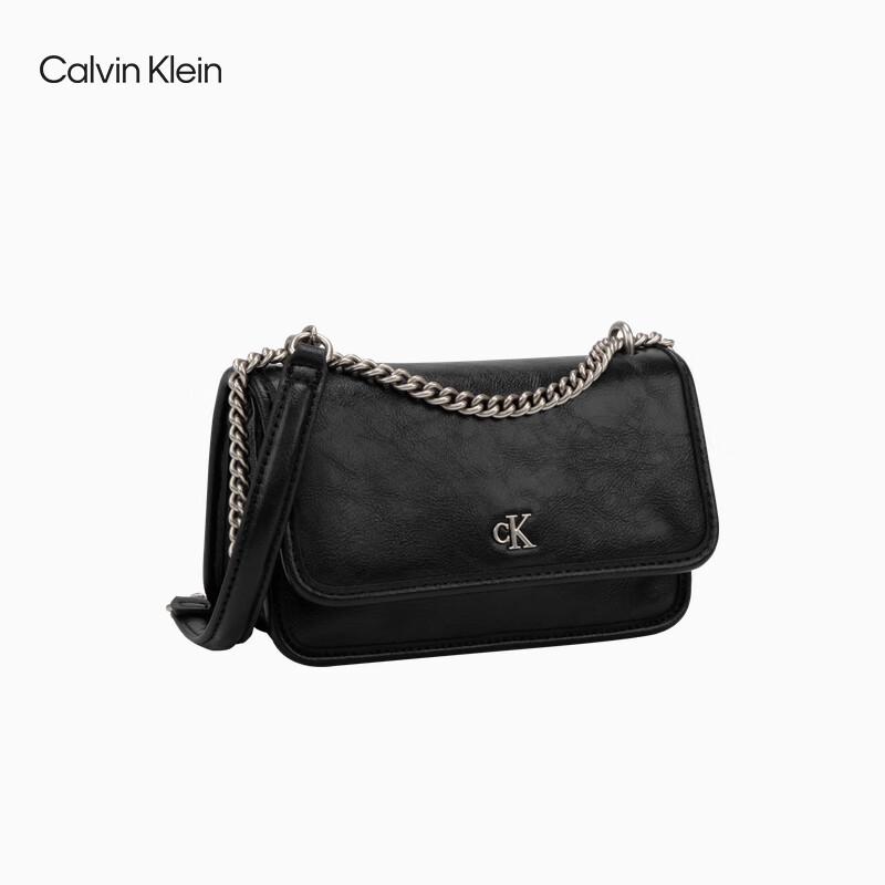 Calvin Klein Элегантная сумка через плечо с цепочкой и откидным клапаном