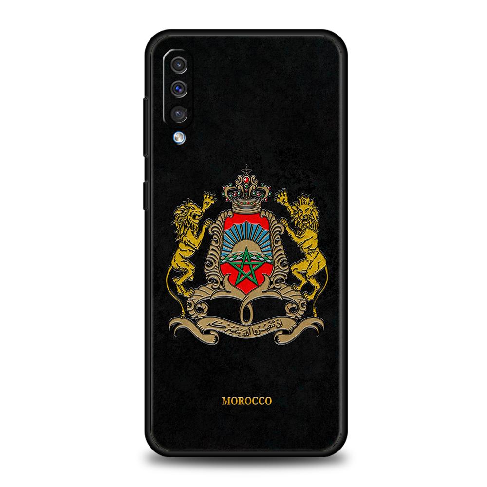 Чехол для телефона с флагом Марокко и паспортом для Samsung A15 A13 A51 A71 A41 A31 A21S A03S A05 A12 A32 A52 A22 A23 A25 A33 A53 A73 5G Cover