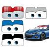 Car Window  Solar Protection 6 Colors Eyes Heated Windshield Sunshade Windscreen Cover Sun Shade Auto Sun Visor Car-covers